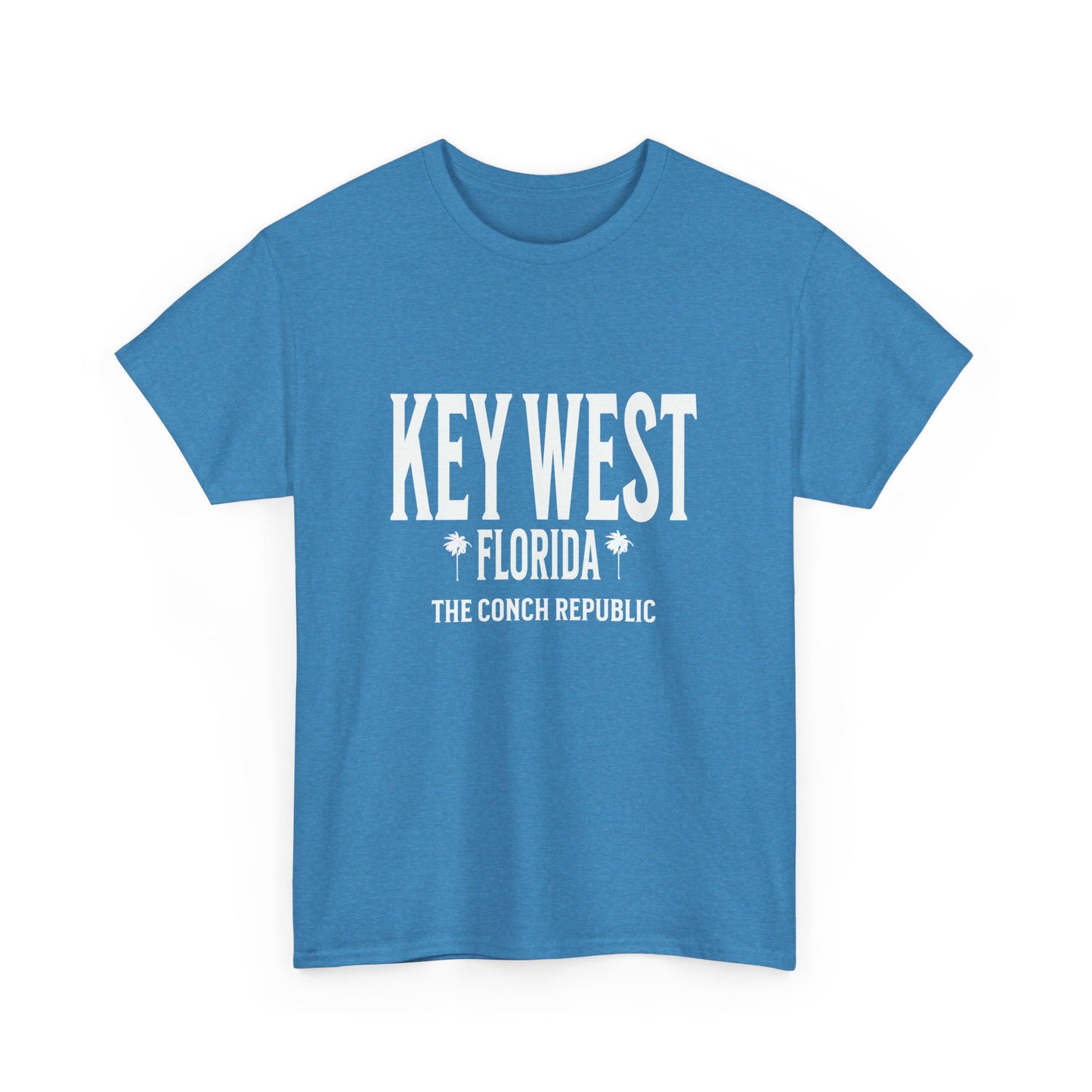 Island Collection Key West Florida Unisex Heavy Cotton Tee at Caribbean Rays