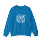 Sea Turtle Crewneck Sweatshirt — Hand-Drawn Marine Life Graphic