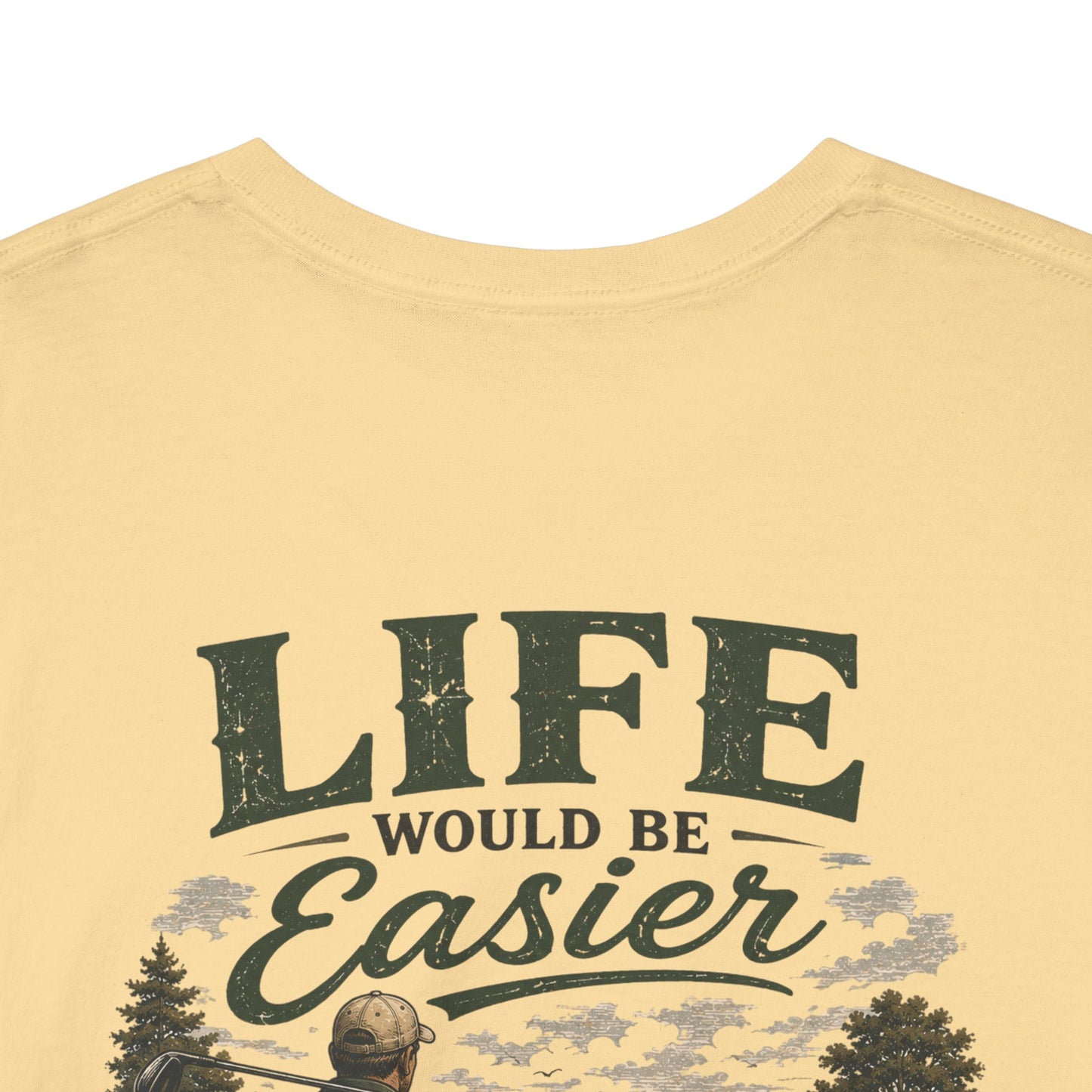 Mulligans Golf T-Shirt — “Life Would Be Easier With Mulligans” Vintage Golf Tee