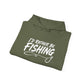 Fishing Hoodie – "I'd Rather Be Fishing" Graphic Pullover for Anglers
