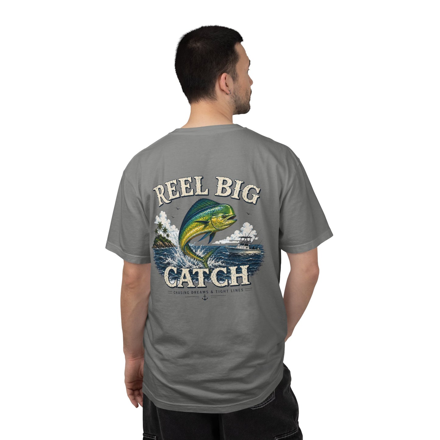 Reel Big Catch Mahi-Mahi T-Shirt, Bull Dolphin, Dorado
