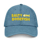 Salty Bonefish Embroidered Baseball Cap