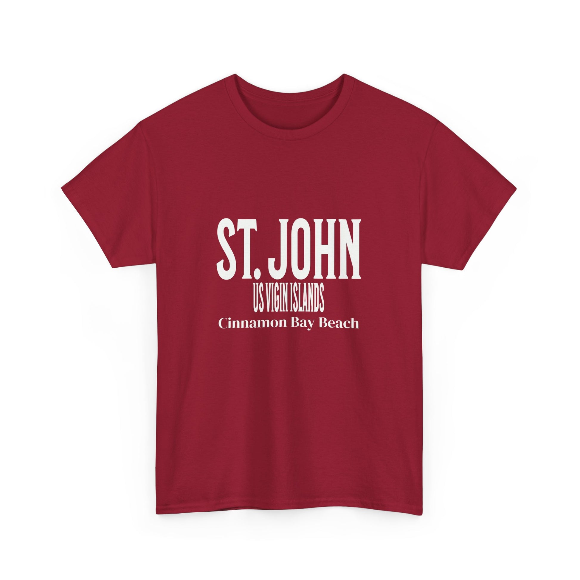 Island Collection St. John Unisex Heavy Cotton Tee by Caribbean Rays