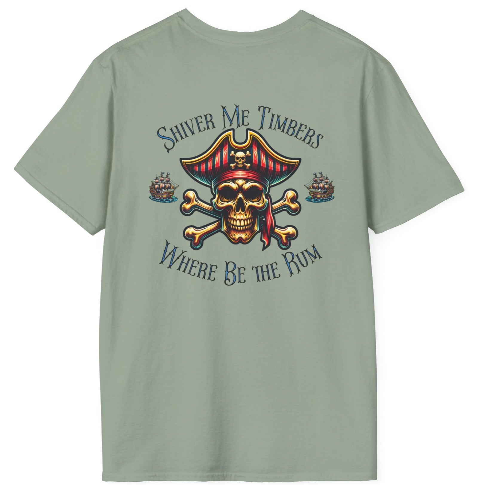 Shiver Me Timbers Unisex Softstyle T-Shirt at Caribbean Rays