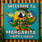 Margarita Happy Hour Aluminum Wall Print