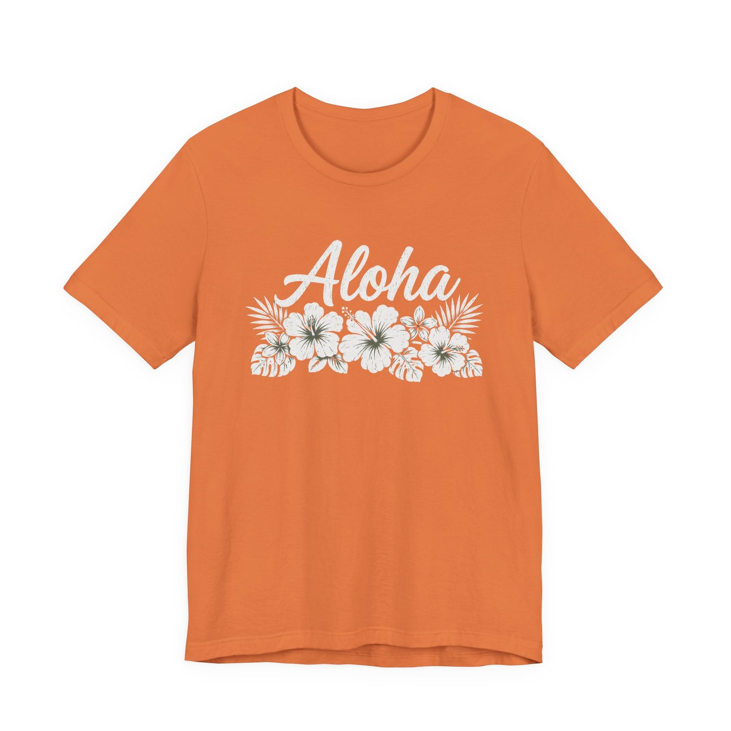 Aloha Floral T-Shirt — Hawaiian Hibiscus Vacation Tee