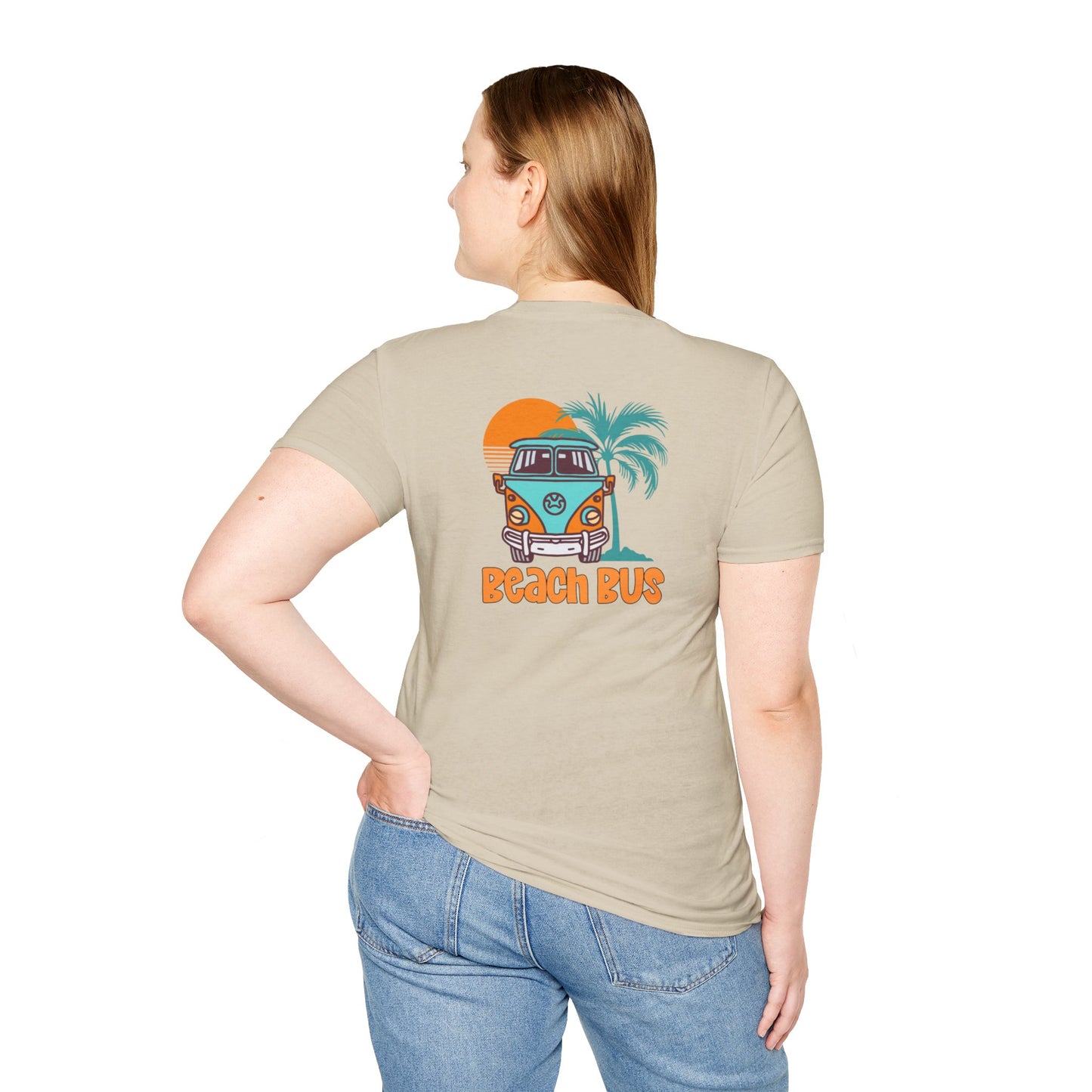 Beach Bus Unisex Softstyle T-Shirt