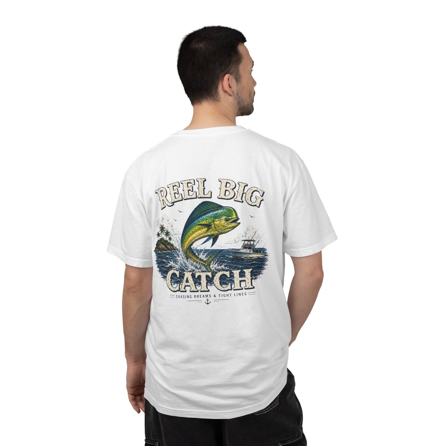 Reel Big Catch Mahi-Mahi T-Shirt, Bull Dolphin, Dorado