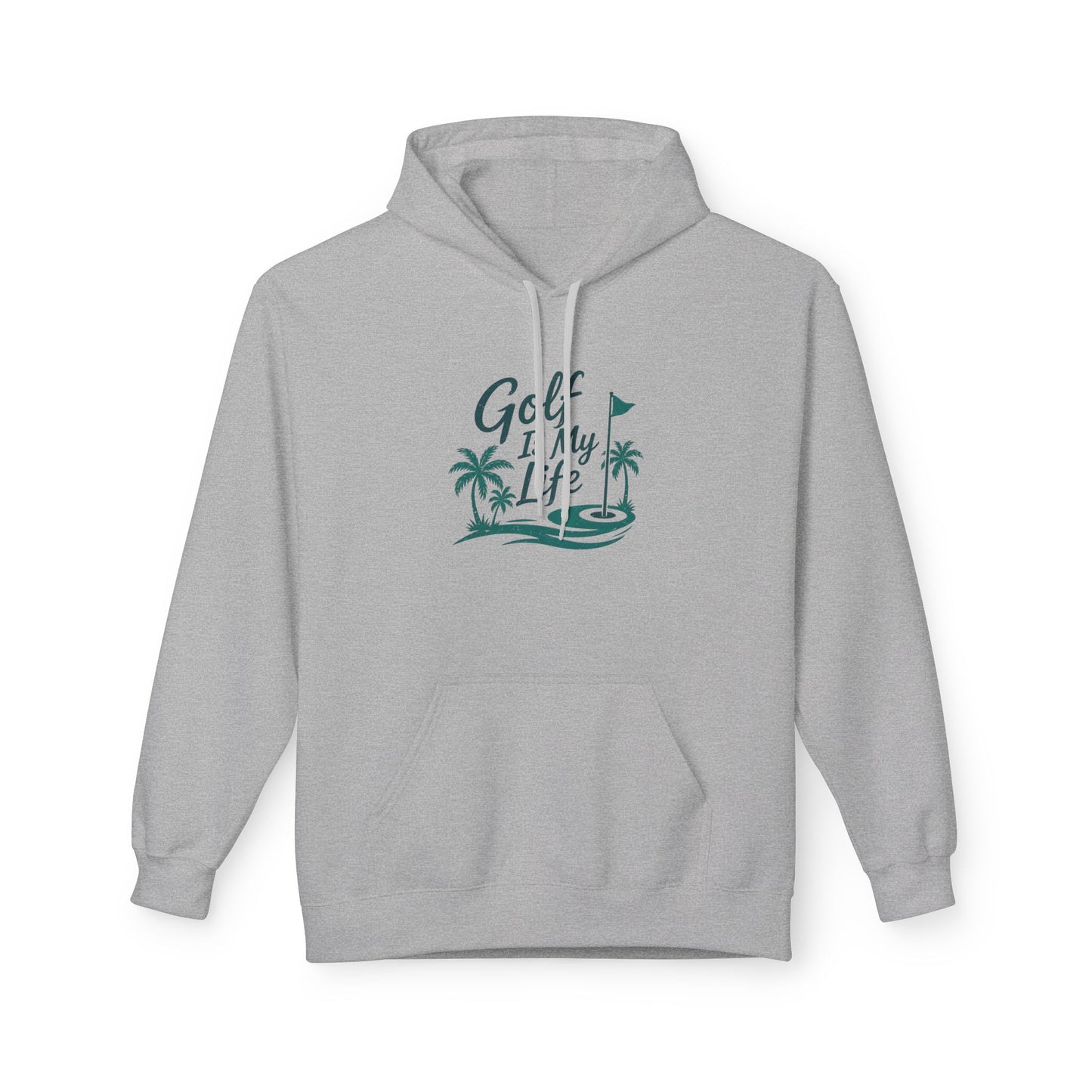 Golf Is My Life Hoodie — Tropical Palm Golf Pullover