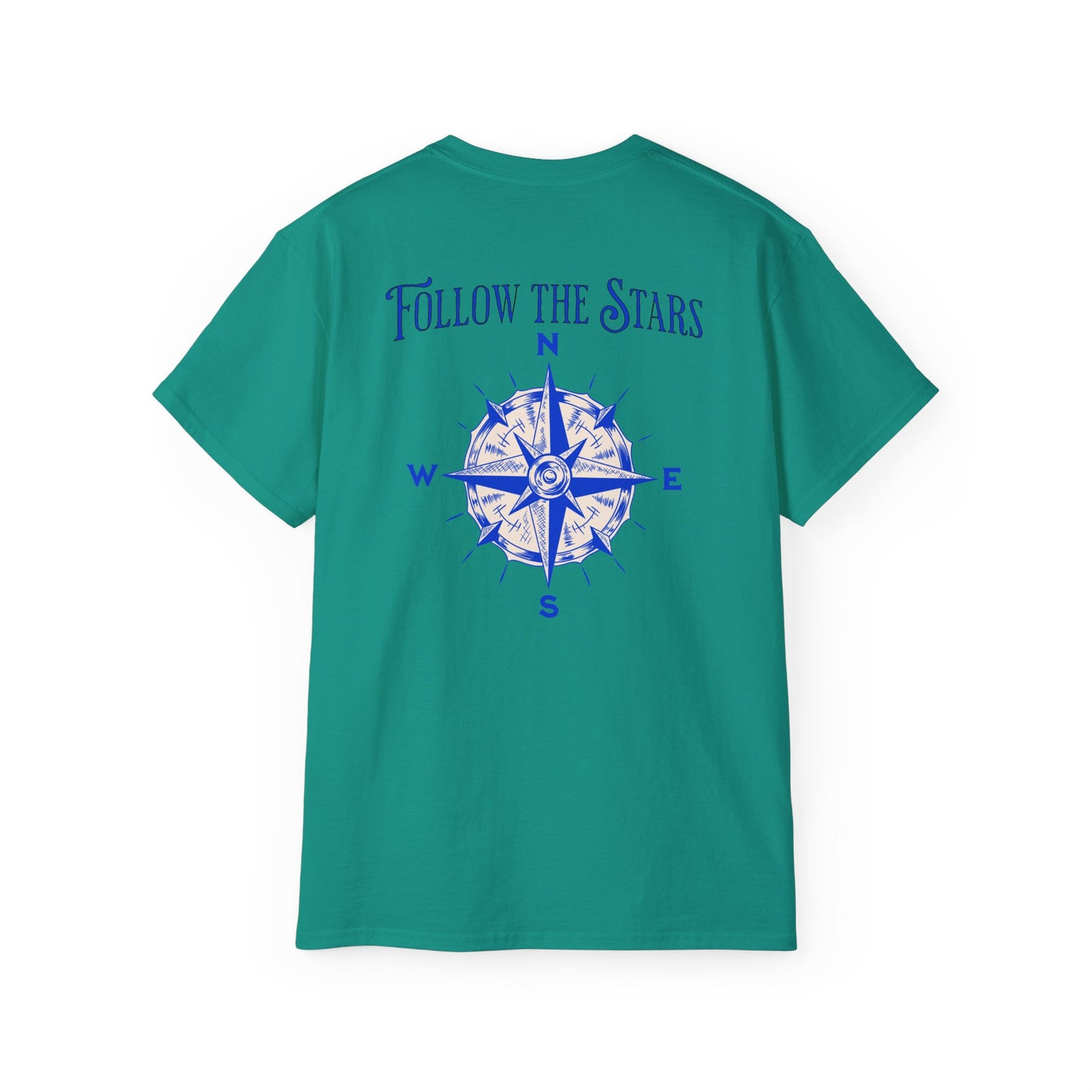 Tiki Beach Collection Follow The Stars Unisex Ultra Cotton Tee - Caribbean Rays