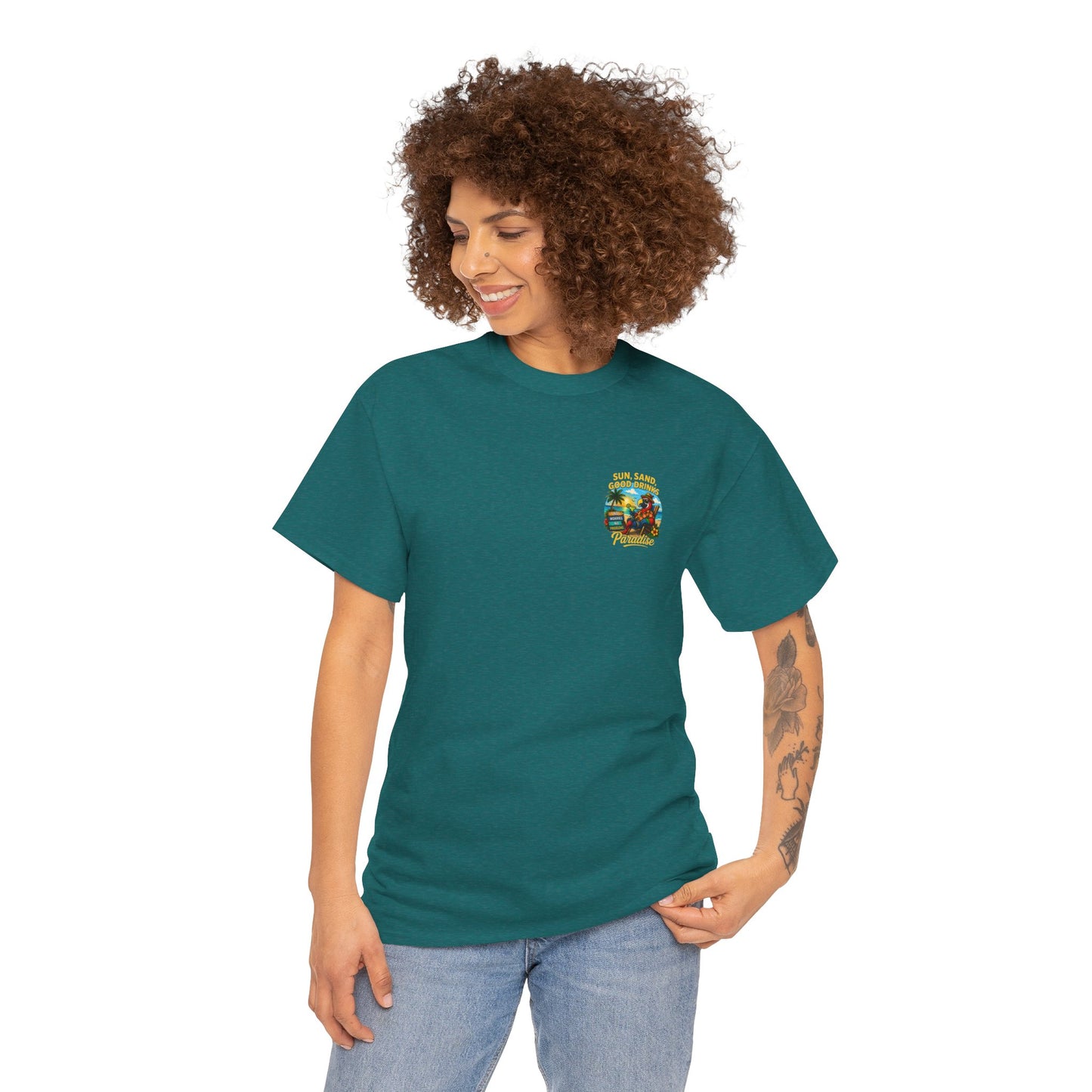 Sun, Sand, Good Drinks Paradise T-Shirt