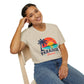 Paradise Found T‑Shirt — Retro Sunset Palm Beach Tee