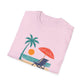 Tropical Vibes Beach Scene Tee (Relax & Unwind)