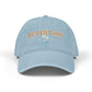 Beach Bum Embroidered Denim Hat — Casual Palm Tree Cap