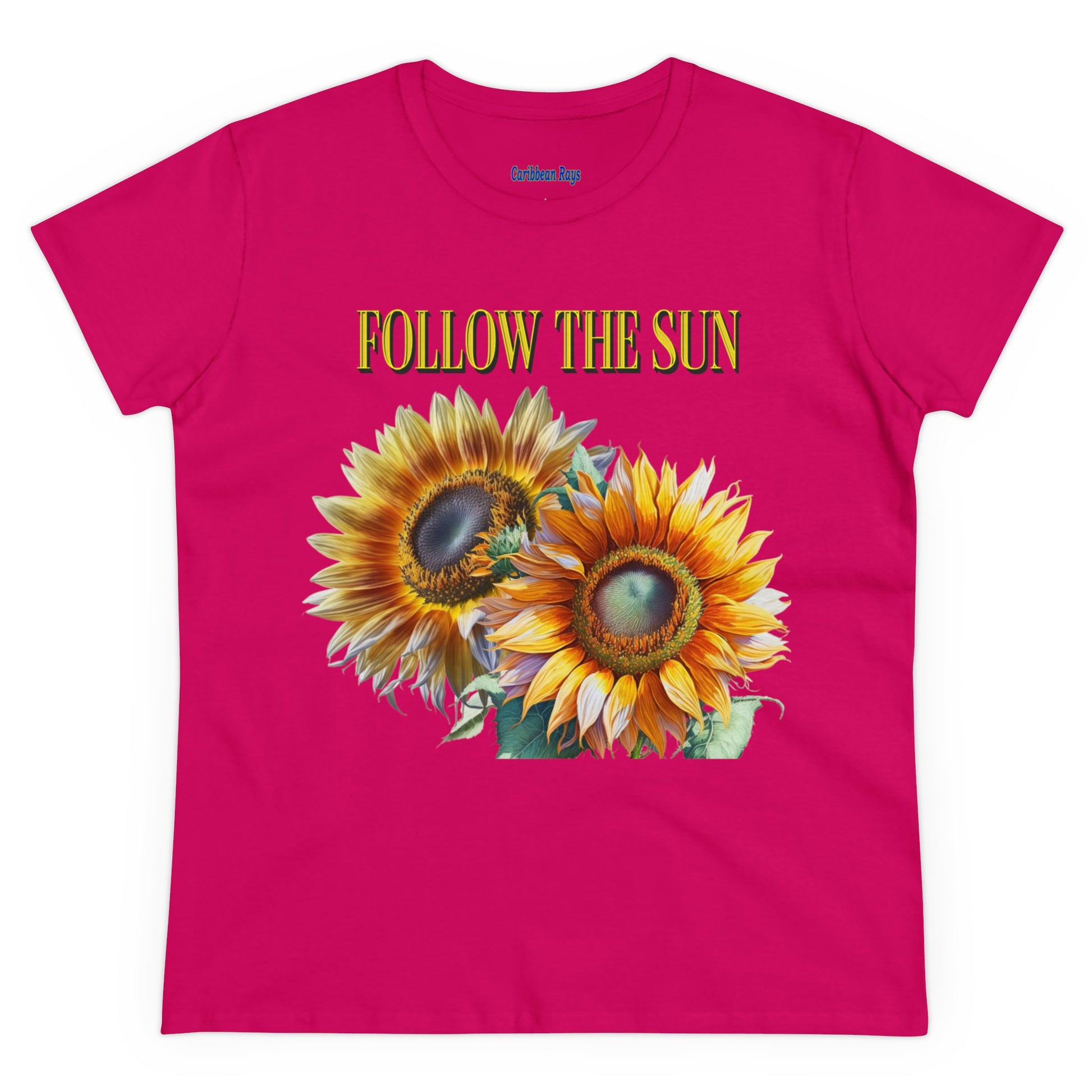 Follow the Sun Women's Midweight Cotton Tee at Caribbean Rays