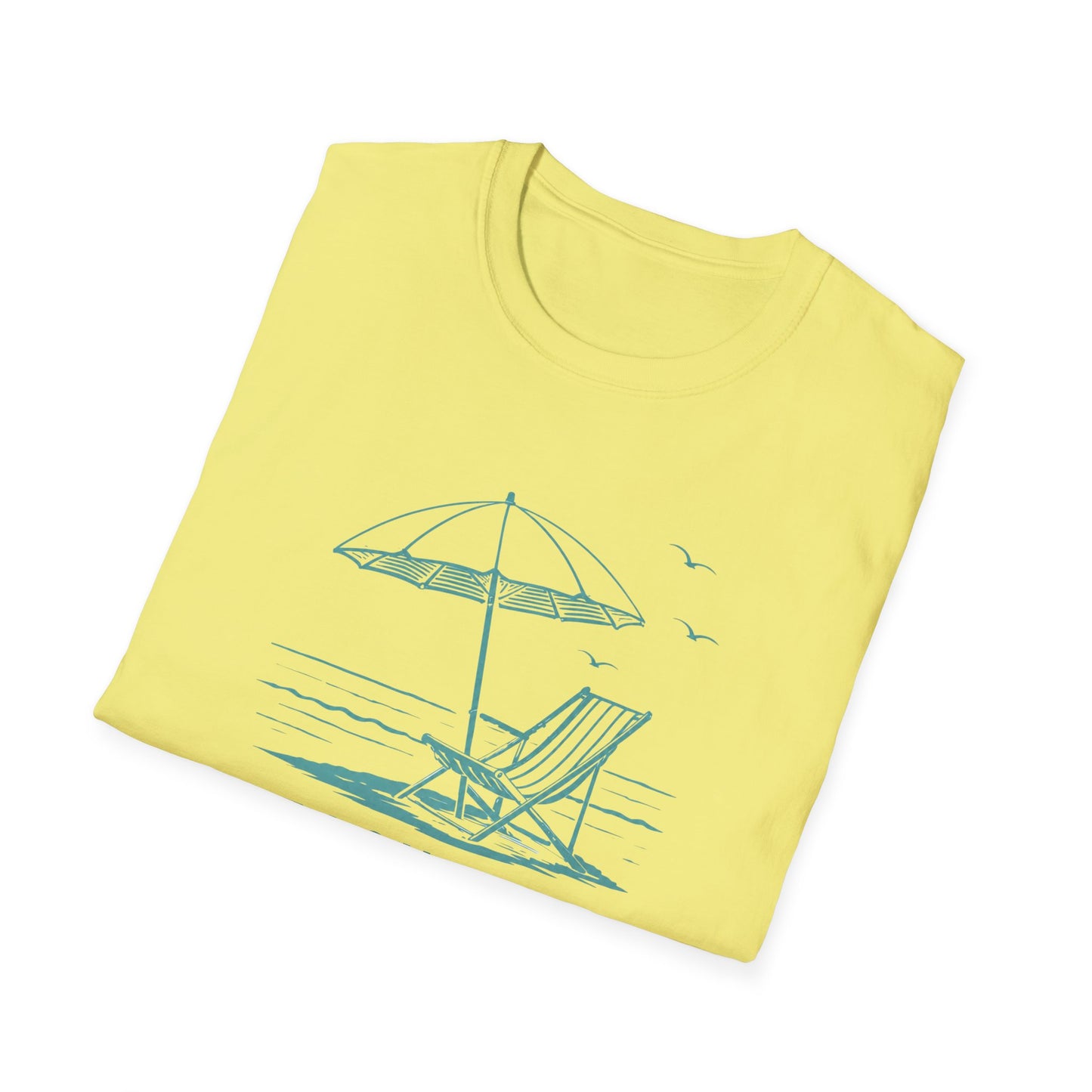 Beach Days T-Shirt — Relaxing Beach Chair & Umbrella Graphic