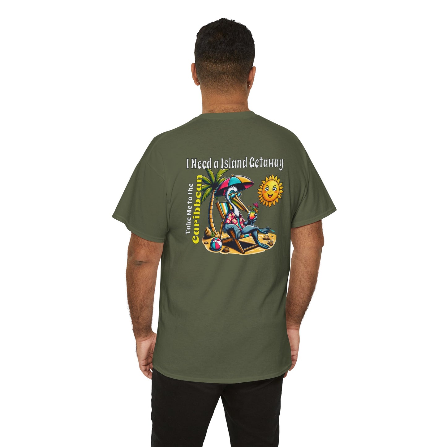 Island Getaway Unisex Heavy Cotton Tee