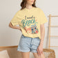 I Need a Beach Day T-Shirt – Women’s Summer Flip Flop Tropical Tee
