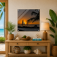 Sunset Sail Acrylic Wall Print