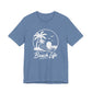 Beach Life T-Shirt – Palm Tree Sunset Graphic Tee