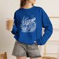 Sea Turtle Crewneck Sweatshirt — Hand-Drawn Marine Life Graphic