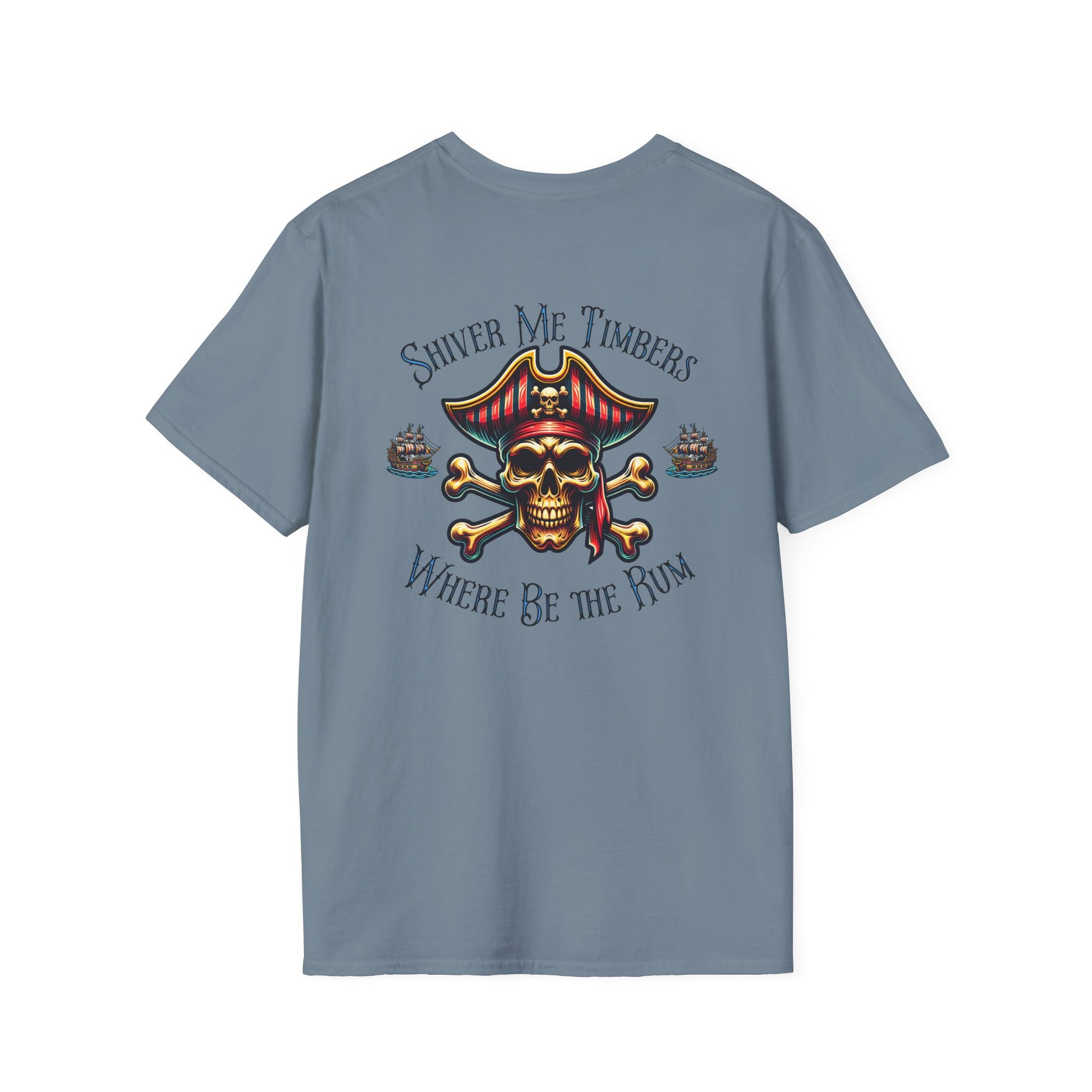 Shiver Me Timbers Unisex Softstyle T-Shirt - Caribbean Rays
