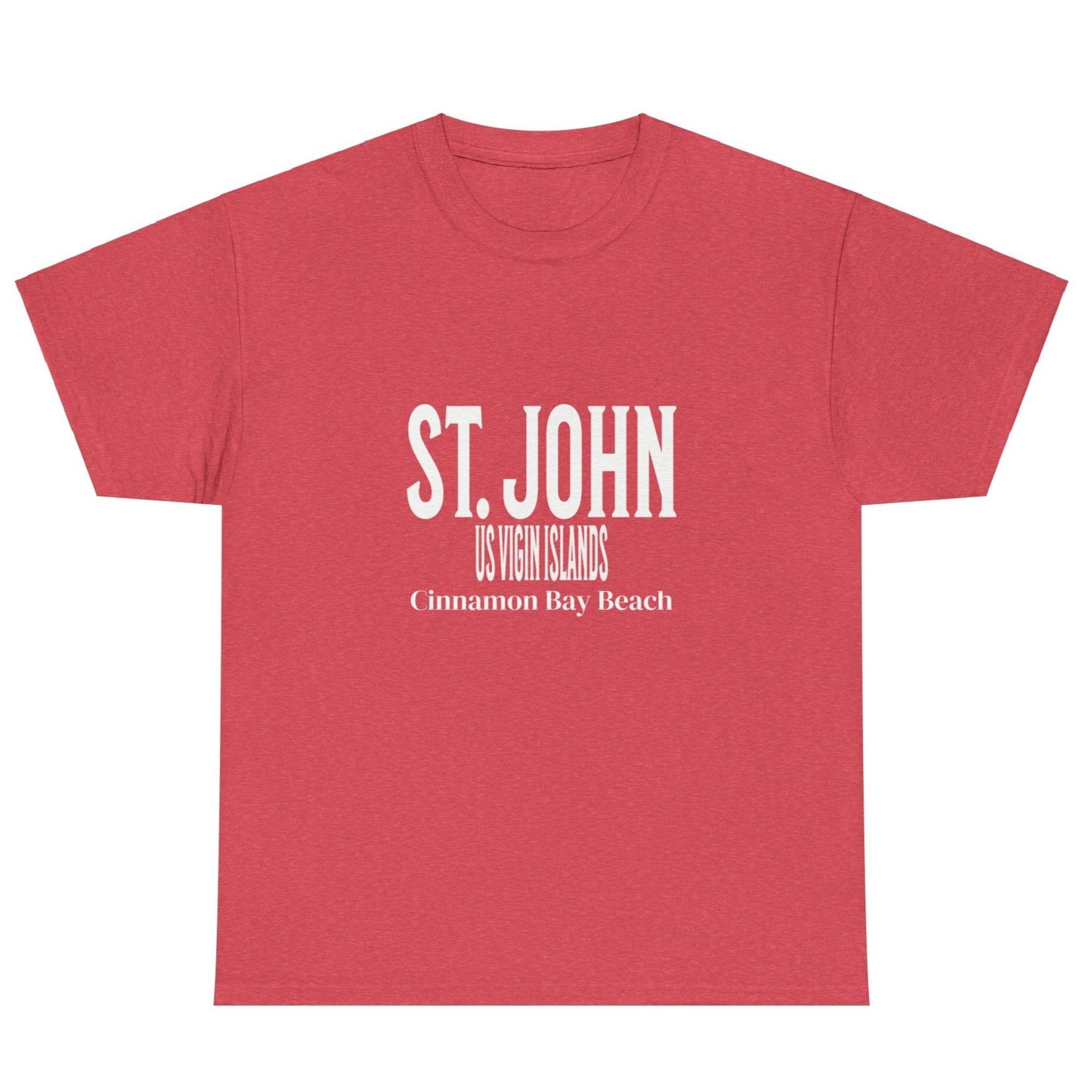 Island Collection St. John Unisex Heavy Cotton Tee