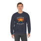 "Life Is Better On The Water" Crewneck Sweatshirt -Boat Sunset Graphic
