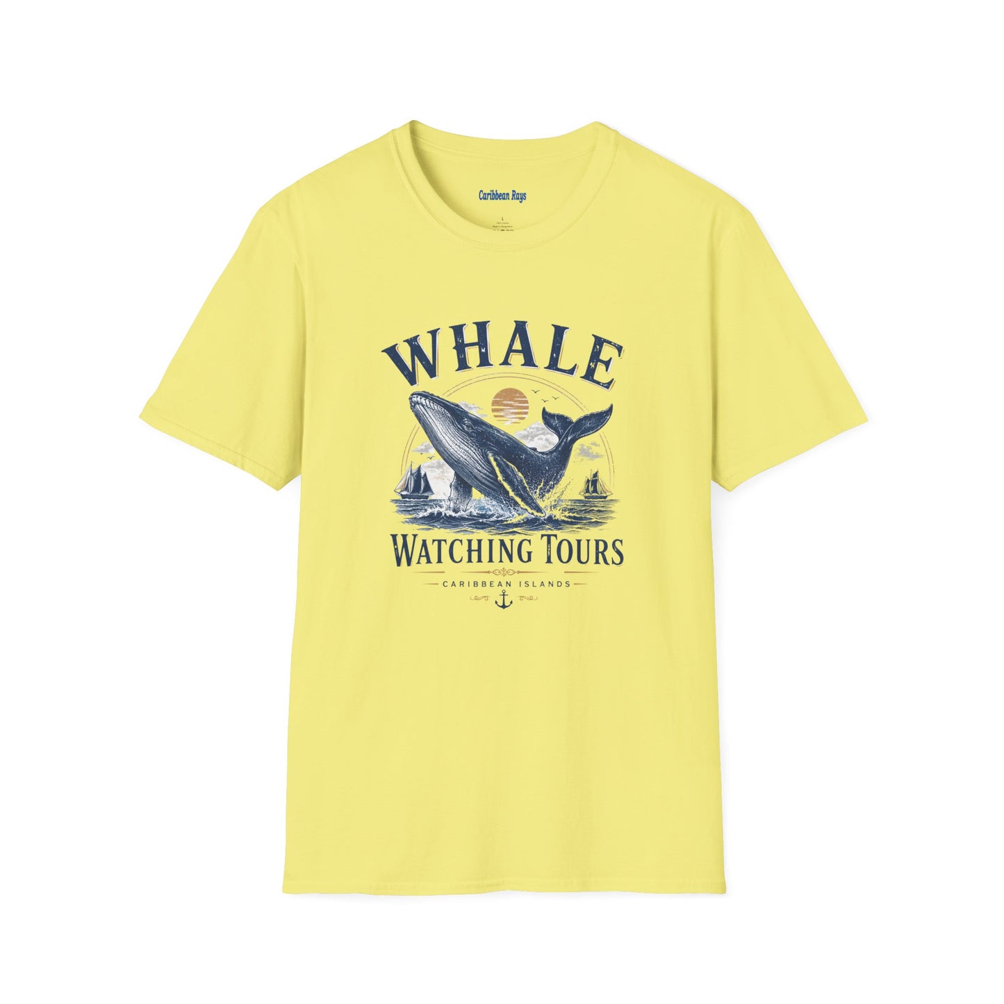 Whale Watching Tours Unisex Softstyle T-Shirt