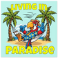 Living in Paradise Aluminum Wall Print by Caribbean Rays