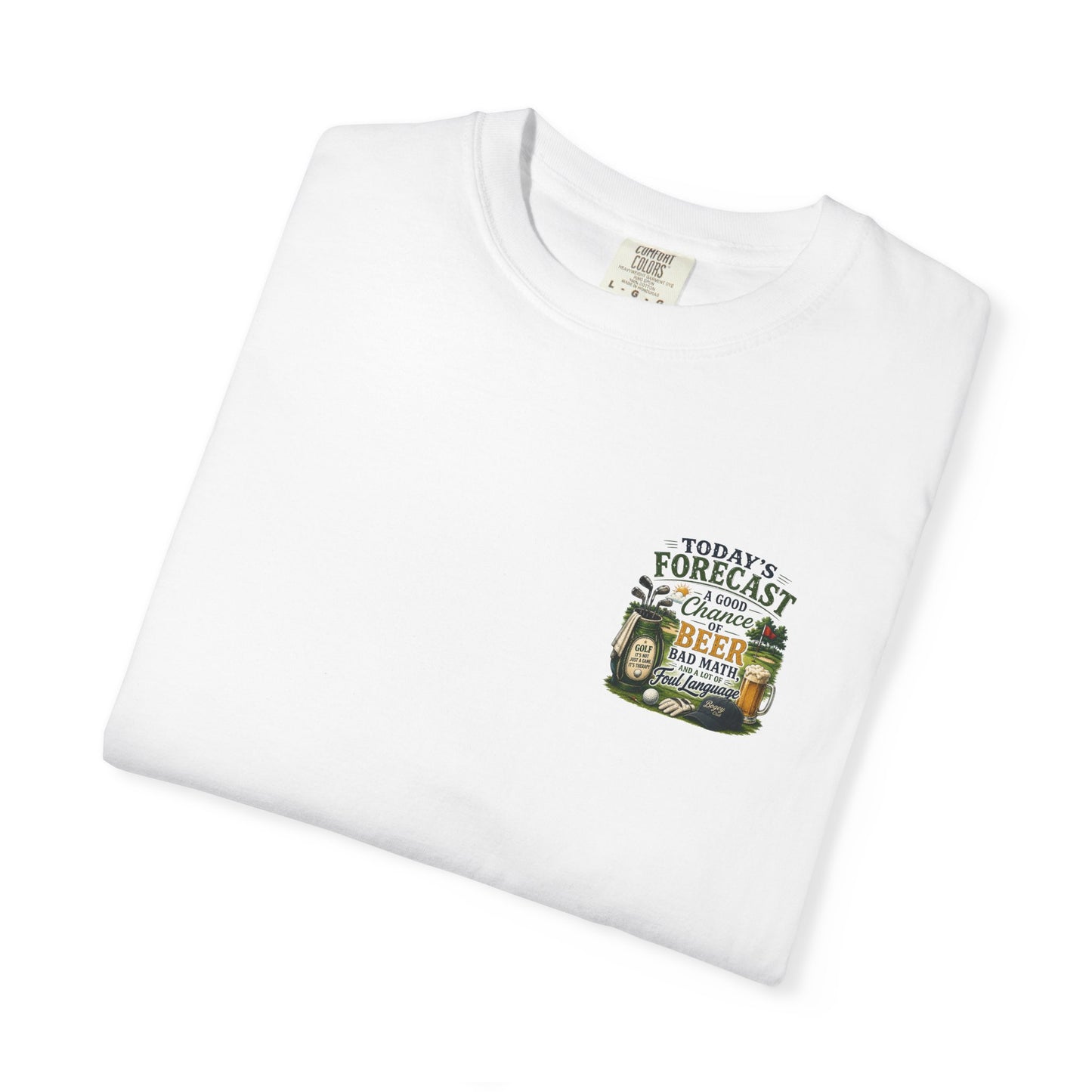 Beer Forecast T-Shirt — “Today’s Forecast: A Good Chance of Beer” Casual Tee