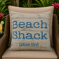 Beach Shack Outdoor Pillow – Caribbean Islands Coastal Accent Cushion