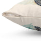 Turtle Bay Spun Polyester Square Pillow - Caribbean Rays