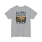 Fishing Tee — "A Lake, A Fishing Pole, A Beer" Graphic Shirt