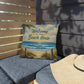 Welcome to Our Beach House Outdoor Pillow — Coastal Decorative Accent for Patio, Porch & Beach Home