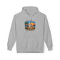 Great Minds Drink Alike Hoodie — Tropical Sunset Palm Beach Graphic Sweatshirt