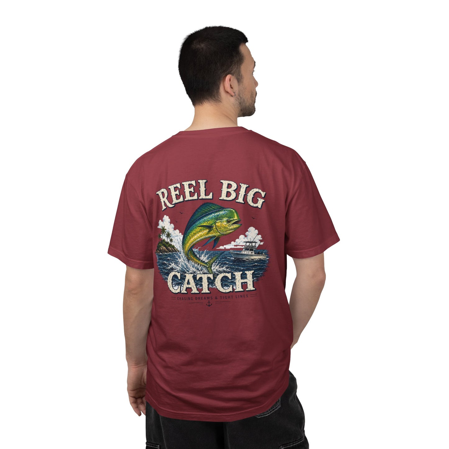 Reel Big Catch Mahi-Mahi T-Shirt, Bull Dolphin, Dorado
