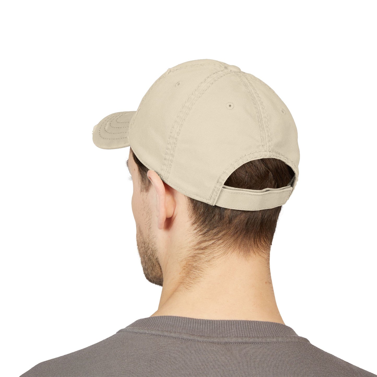 Big Catch Embroidered Distressed Dad Hat — Fishing Marlin Cap