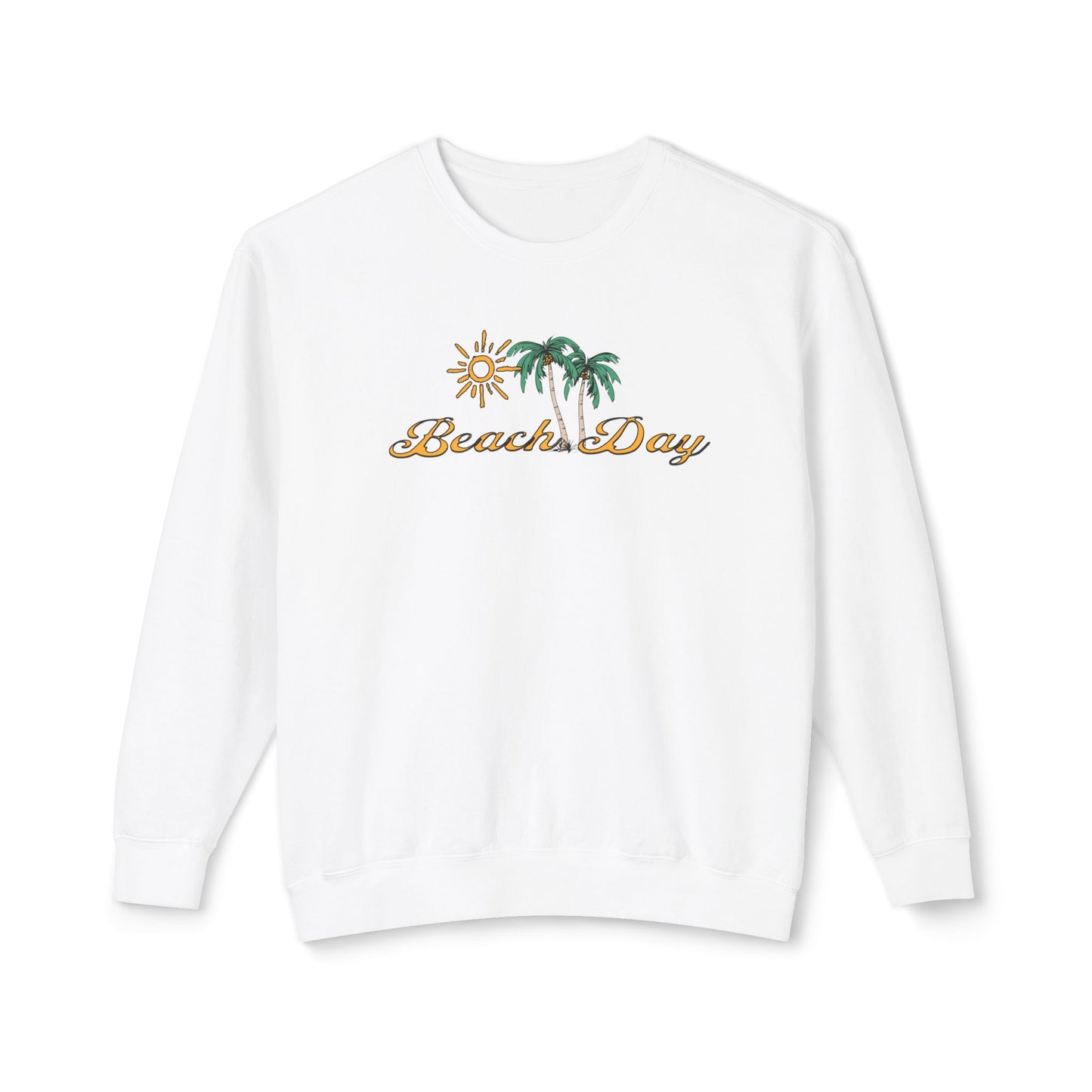 Beach Club Beach Day Unisex Lightweight Crewneck Sweatshirt -by Caribbean Rays