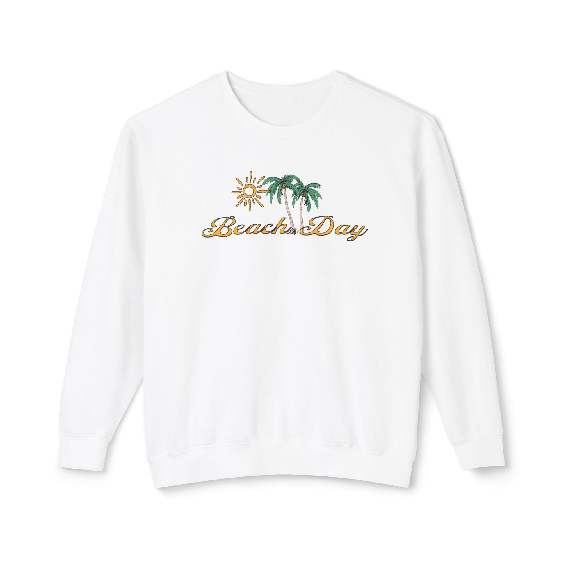 Beach Club Beach Day Unisex Lightweight Crewneck Sweatshirt -by Caribbean Rays