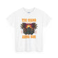 White t-shirt with Tiki Island Aloha Bar graphic design on a white background  at Caribbean Rays
