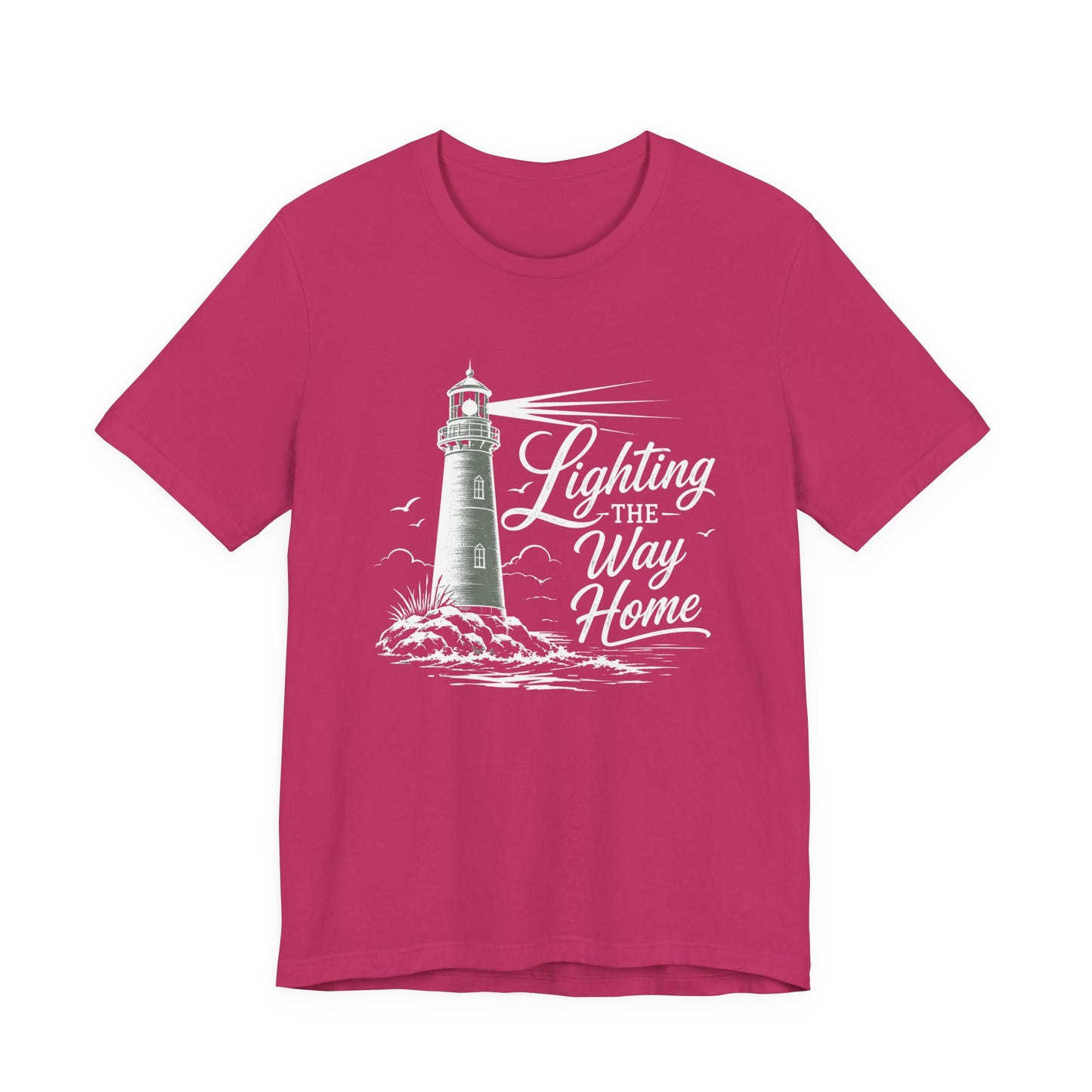 Lighthouse Coastal Tee — Vintage Nautical Lighthouse Graphic Shirt