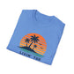 Island Life T-Shirt — "Livin' The Island Life" Retro Palm Sunset Tee