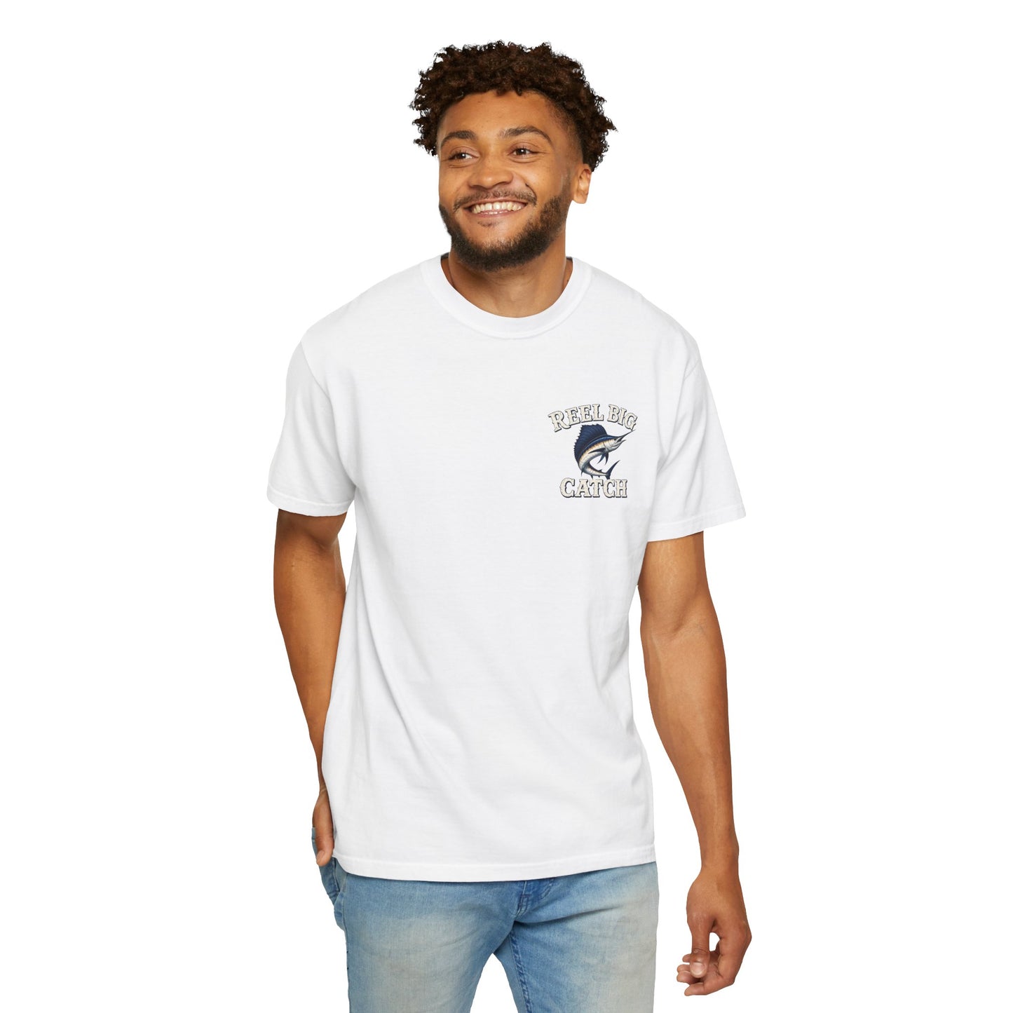 Reel Big Catch Fishing T-Shirt — Sailfish Offshore Angler Tee