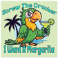 Screw the Cracker Aluminum Wall Print at Caribbean Rays