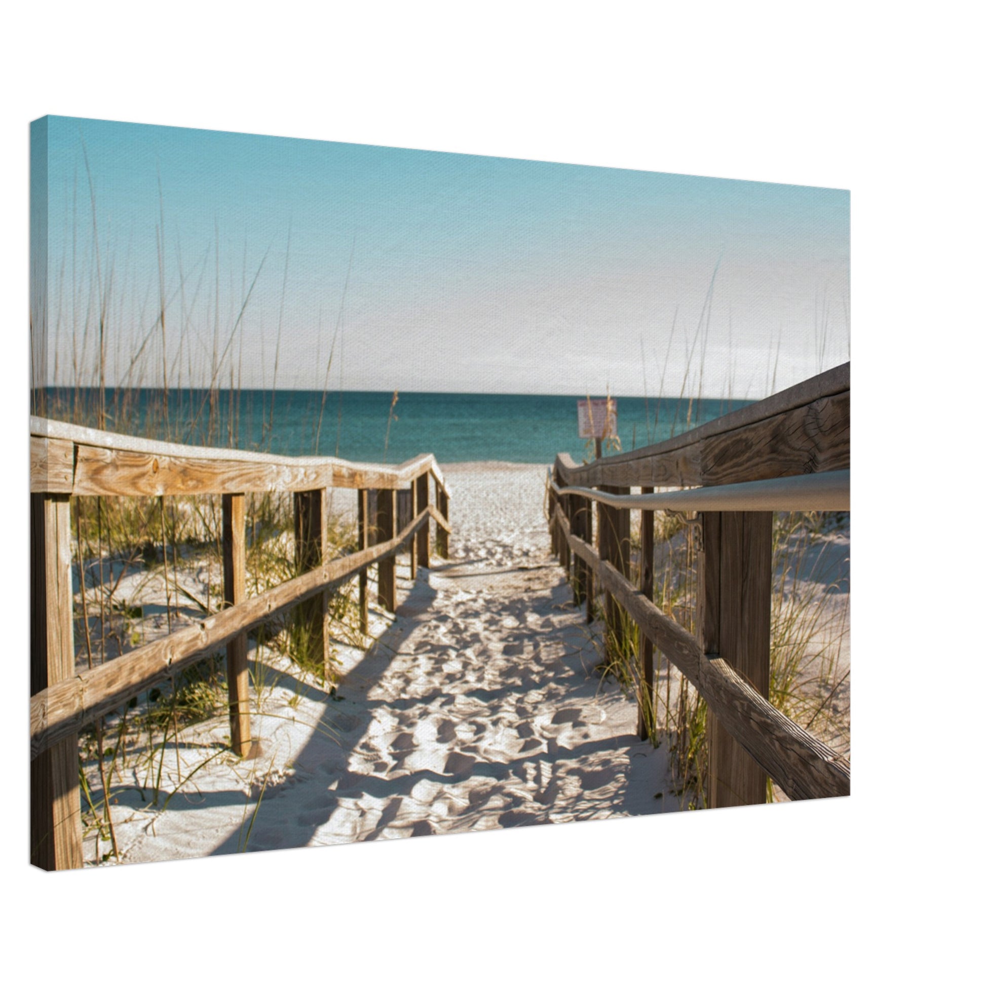   Beach Entrance Canvas Wall Print  