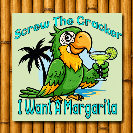 Screw the Cracker Aluminum Wall Print