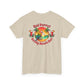 Red Parrot Sandy Beach Bar Unisex Casual Wear T-shirt by Caribbean Rays