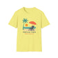 Tropical Vibes Beach Scene Tee (Relax & Unwind)