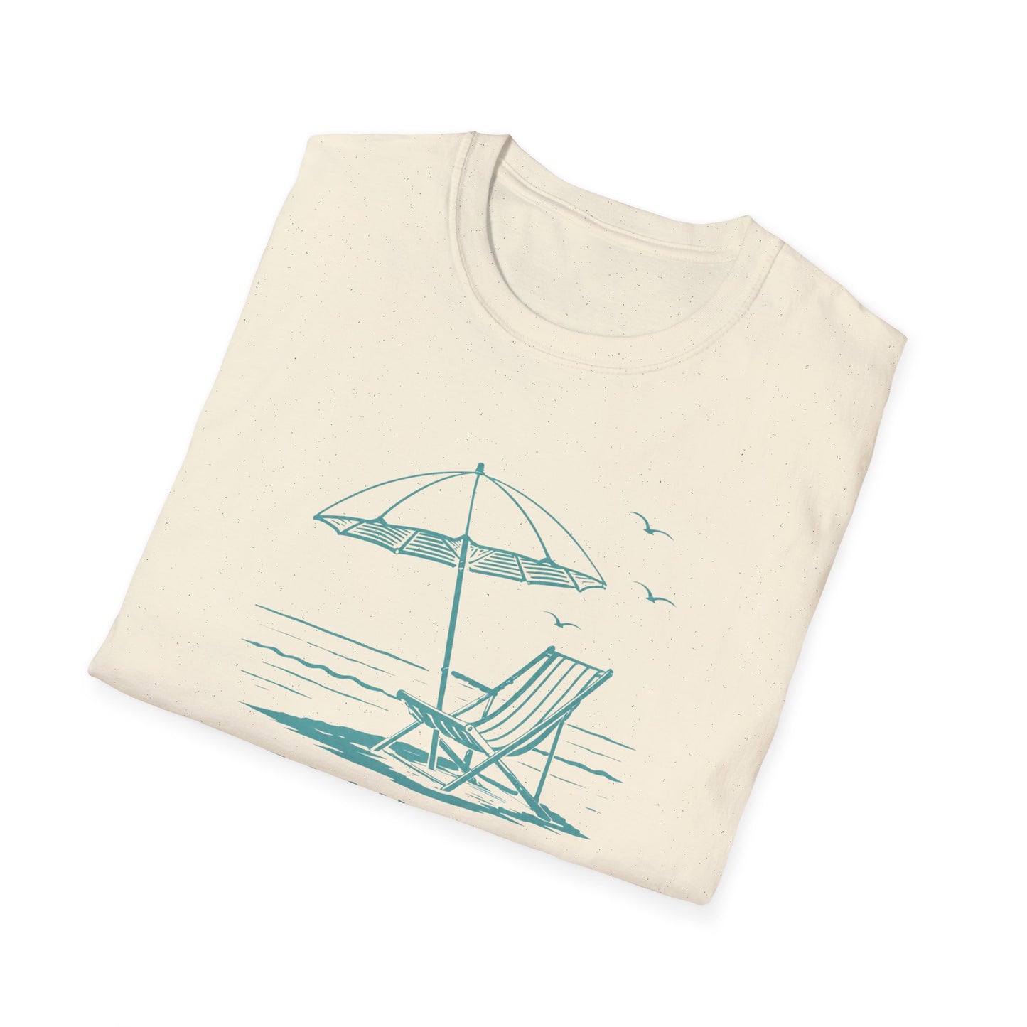 Beach Days T-Shirt — Relaxing Beach Chair & Umbrella Graphic